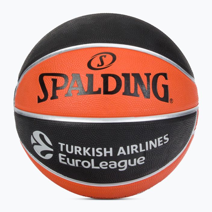 Piłka do koszykówki Spalding Euroleague TF-150 Legacy pomarańczowa/czarna rozmiar 5