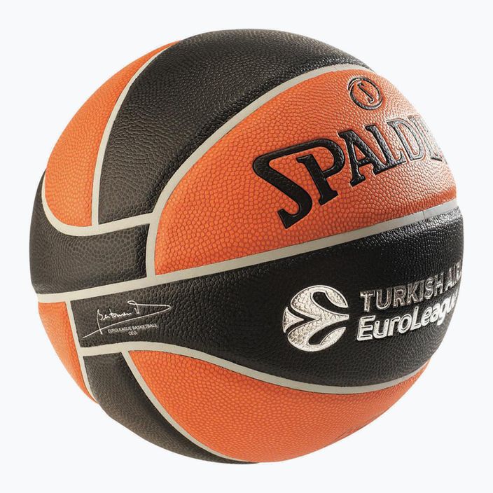 Piłka do koszykówki Spalding Euroleague TF-150 Legacy pomarańczowa/czarna rozmiar 5 7
