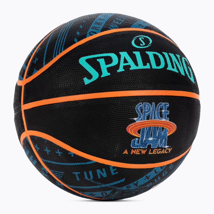 Piłka do koszykówki Spalding Bugs 3 czarna/niebieska rozmiar 7 2