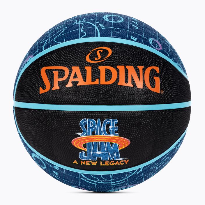 Piłka do koszykówki Spalding Space Jam niebieska/czarna rozmiar 6