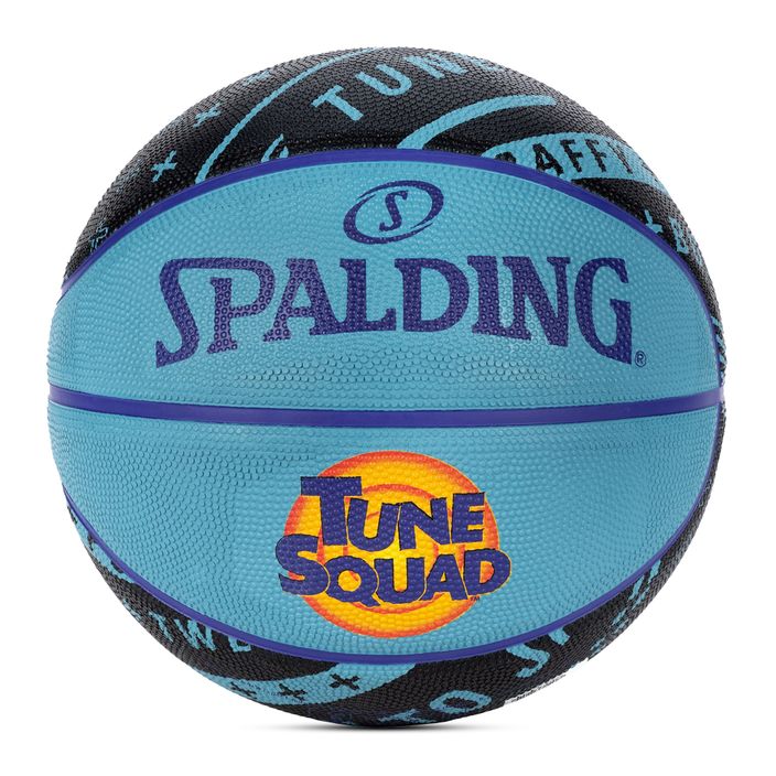 Piłka do koszykówki Spalding Space Jam Tune Squad Bugs niebieska/czarna rozmiar 5