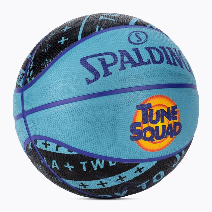 Piłka do koszykówki Spalding Space Jam Tune Squad Bugs niebieska/czarna rozmiar 5 2