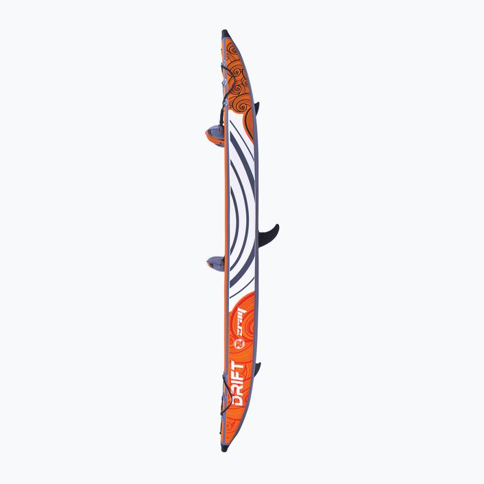 Kajak pompowany 2-osobowy ZRAY Drift 14'0" white/orange 5