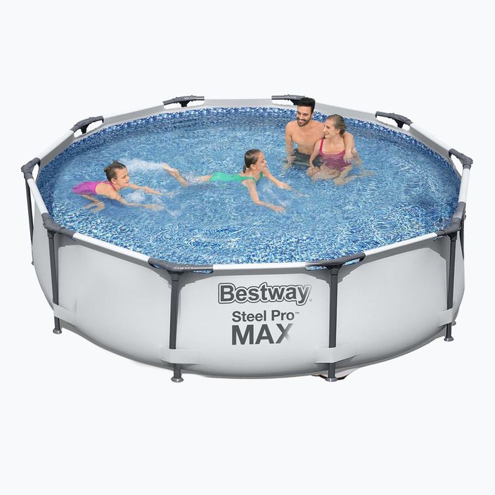 Basen stelażowy Bestway Steel Pro Max Pool 305 x 76 cm szary 2