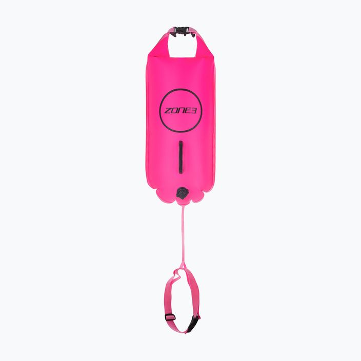 Bojka asekuracyjna ZONE3 Swim Safety Drybag pink