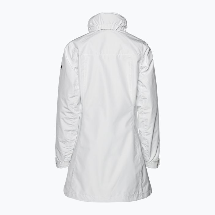 Płaszcz przeciwdeszczowy damski Helly Hansen Aden Long Coat white 2