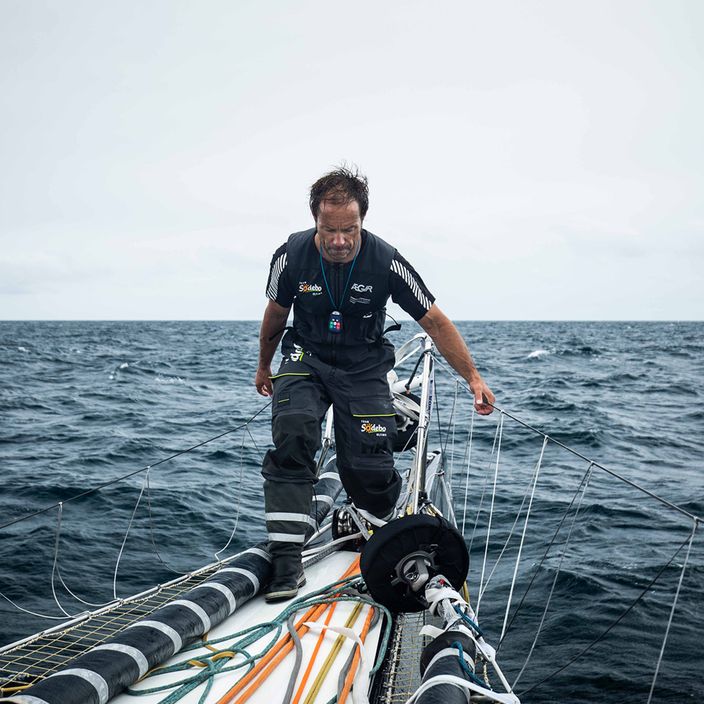 Kombinezon żeglarski męski Helly Hansen Aegir Race Salopette ebony 4