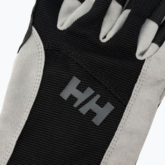 Rękawiczki żeglarskie Helly Hansen Sailing Short black 4
