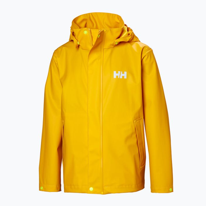 Kurtka żeglarska dziecięca Helly Hansen Moss essential yellow 6