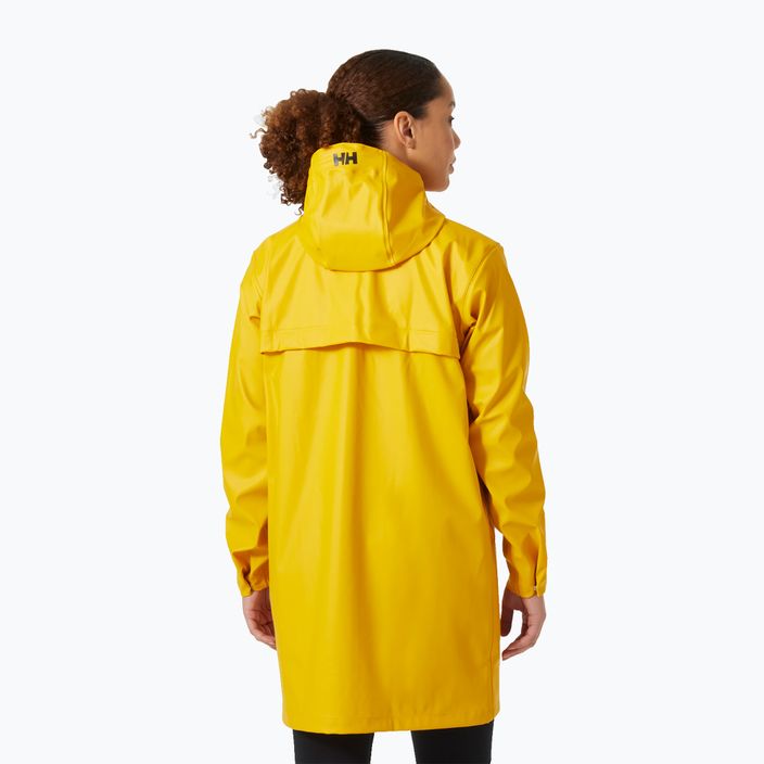 Płaszcz przeciwdeszczowy damski Helly Hansen Moss Rain Coat essential yellow 2