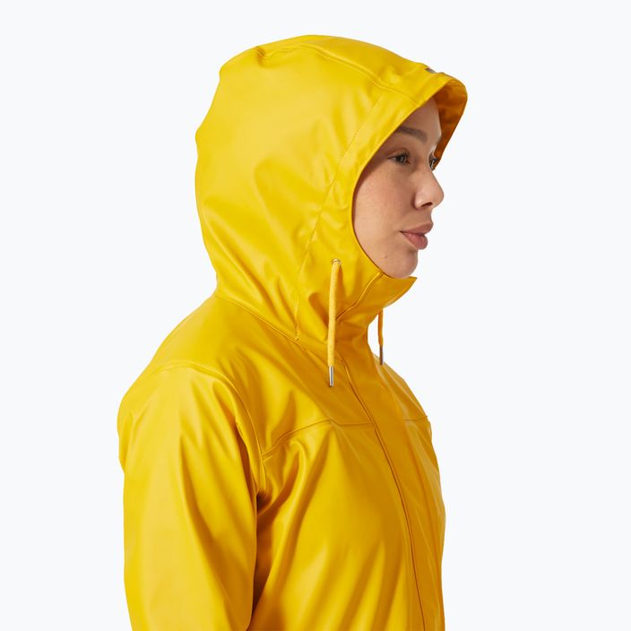 Płaszcz przeciwdeszczowy damski Helly Hansen Moss Rain Coat essential yellow 3