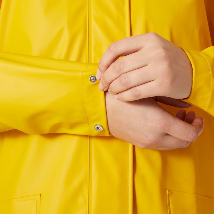 Płaszcz przeciwdeszczowy damski Helly Hansen Moss Rain Coat essential yellow 4
