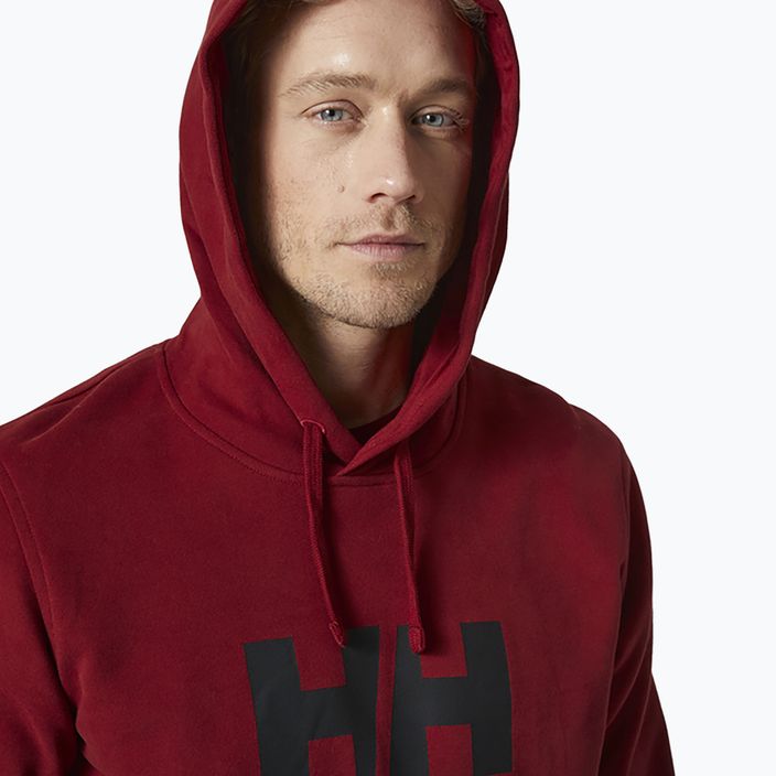 Bluza męska Helly Hansen HH Logo Hoodie oxblood 3