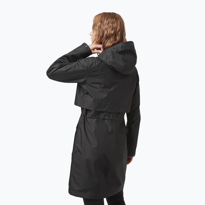Płaszcz przeciwdeszczowy damski Helly Hansen Lynnwood Raincoat black 2