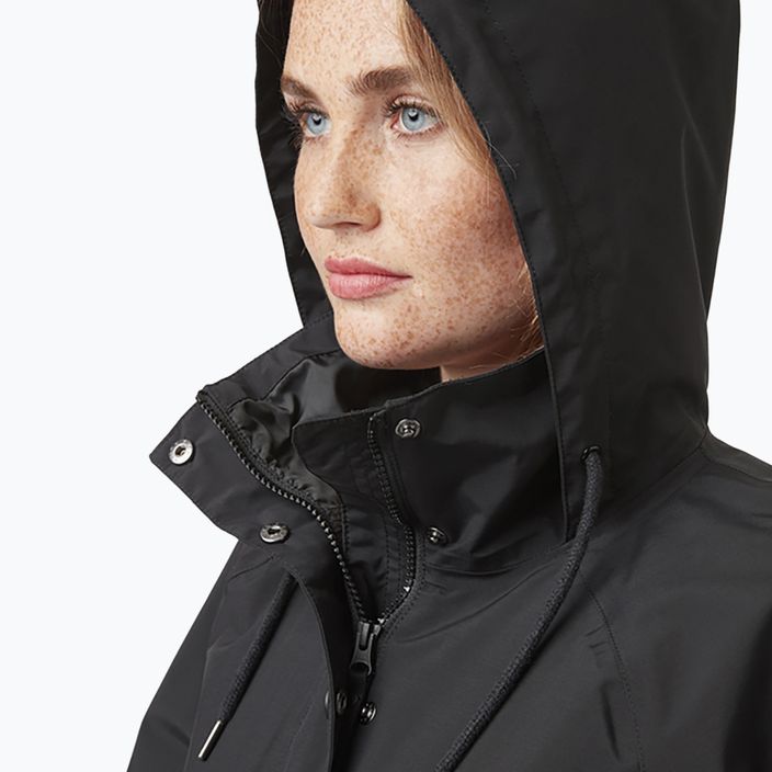 Płaszcz przeciwdeszczowy damski Helly Hansen Valentia Raincoat black 4