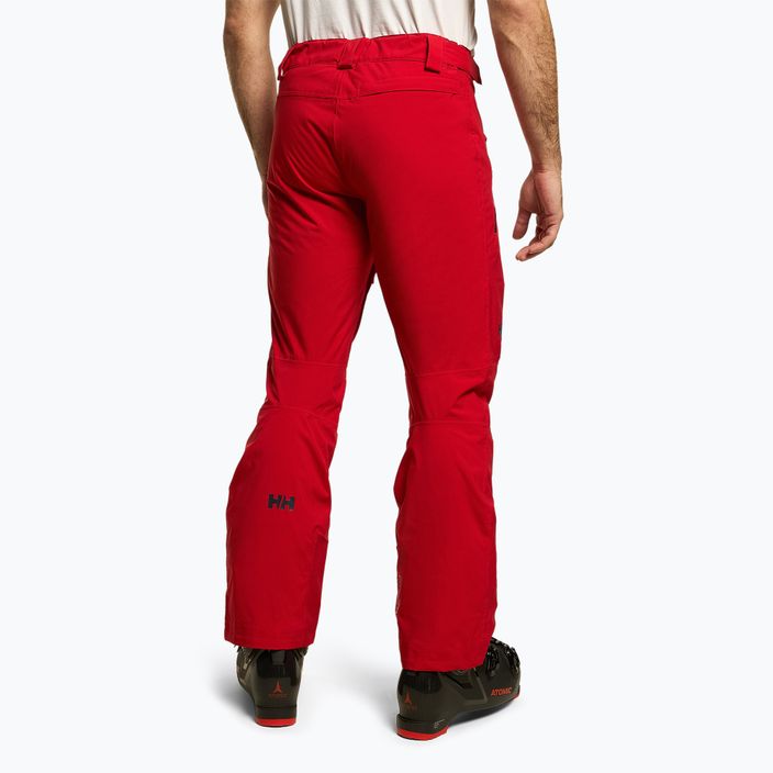 Spodnie narciarskie męskie Helly Hansen Legendary Insulated red 3