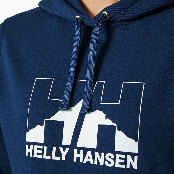 Bluza damska Helly Hansen Nord Graphic Pullover Hoodie ocean 4