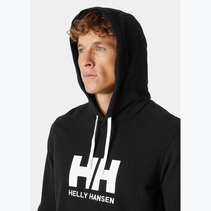 Bluza męska Helly Hansen HH Logo Hoodie black 3