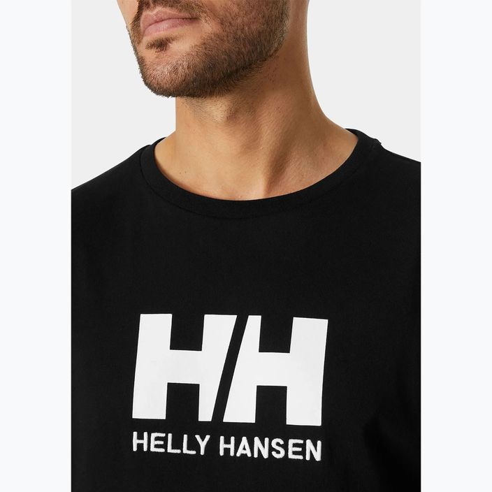 Koszulka męska Helly Hansen HH Logo black 3
