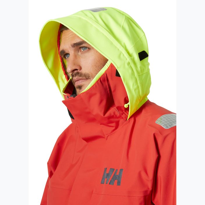 Kurtka żeglarska męska Helly Hansen Skagen Pro alert red 4