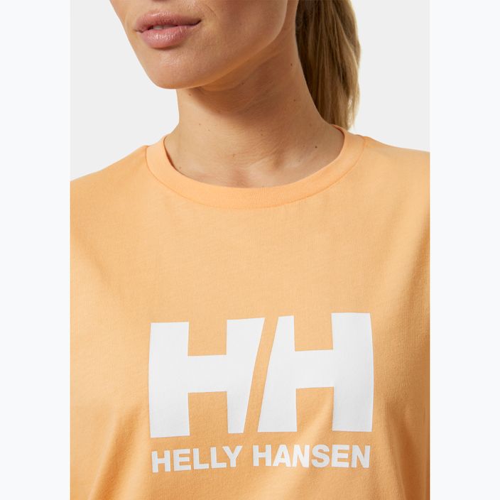 Koszulka damska Helly Hansen Logo 2.0 miami peach 3