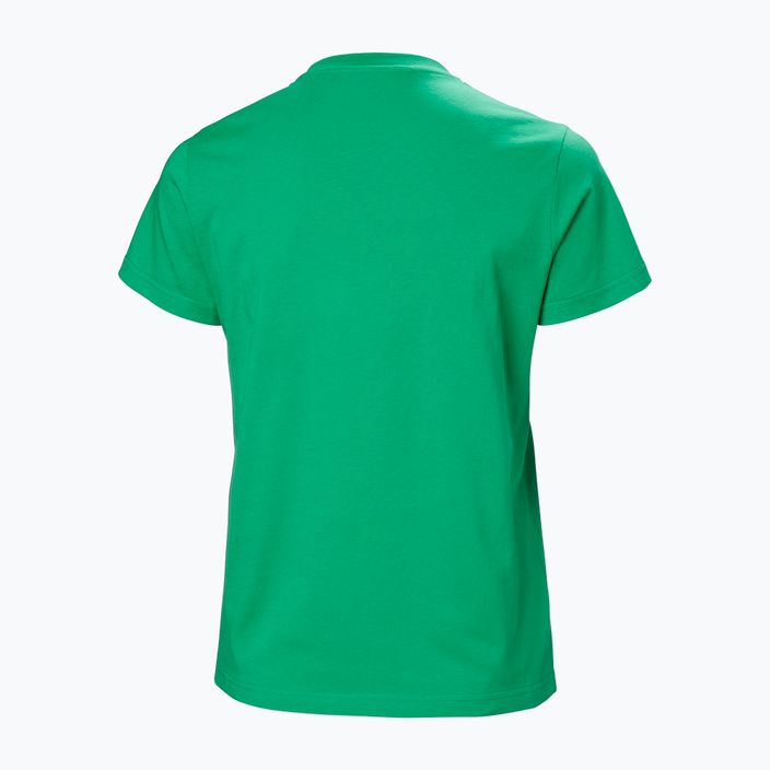 Koszulka damska Helly Hansen Logo 2.0 bright green 5