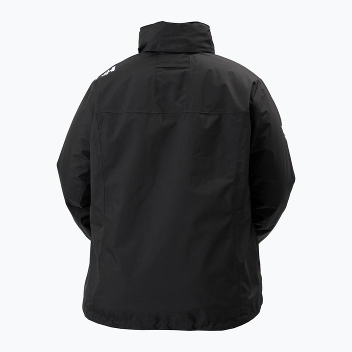 Kurtka żeglarska damska Helly Hansen Crew Hooded Midlayer Plus 2.0 black 2