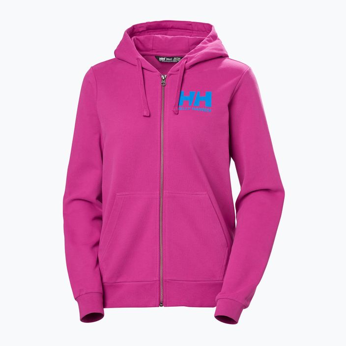 Bluza damska Helly Hansen HH Logo Full Zip Hoodie 2.0 magenta 2.0 5