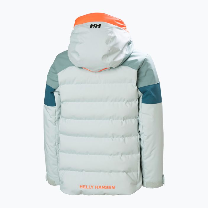 Kurtka narciarska dziecięca Helly Hansen Diamond green mist 9