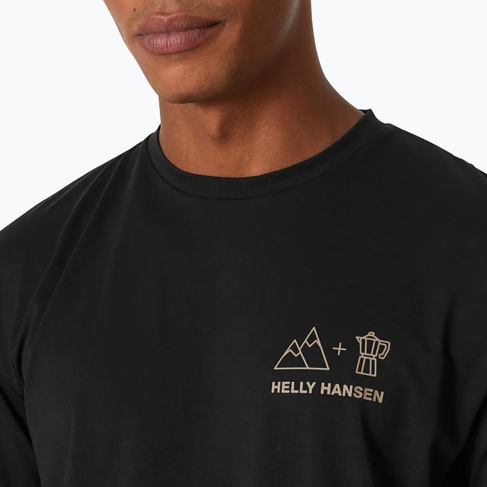 Koszulka męska Helly Hansen Nord Graphic black 3