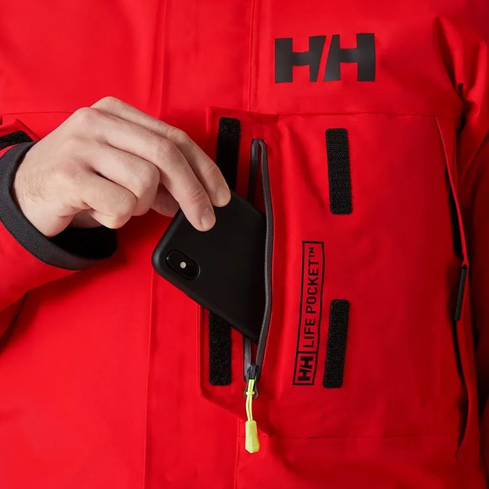 Kurtka żeglarska Helly Hansen Arctic Ocean 3in1 Parka alert red 9