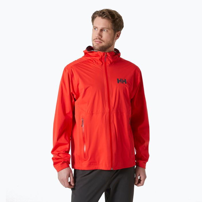 Kurtka przeciwdeszczowa męska Helly Hansen Momentum 3L Stretch alert red