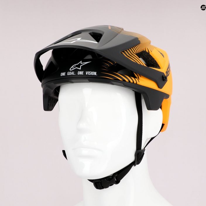 Kask rowerowy Alpinestars Vector Pro A2 ebony/tangerine matt 9