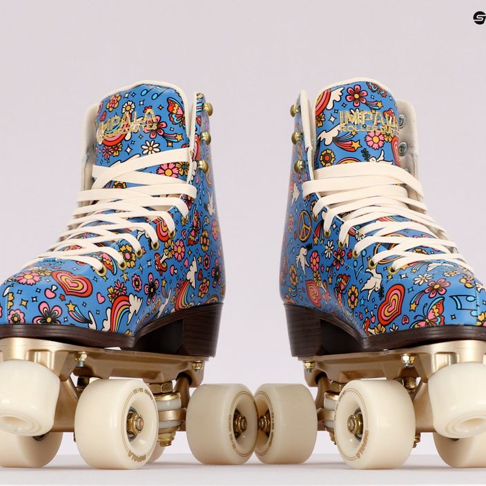 Wrotki damskie IMPALA Quad Skate niebieskie IMPROLLER1 8