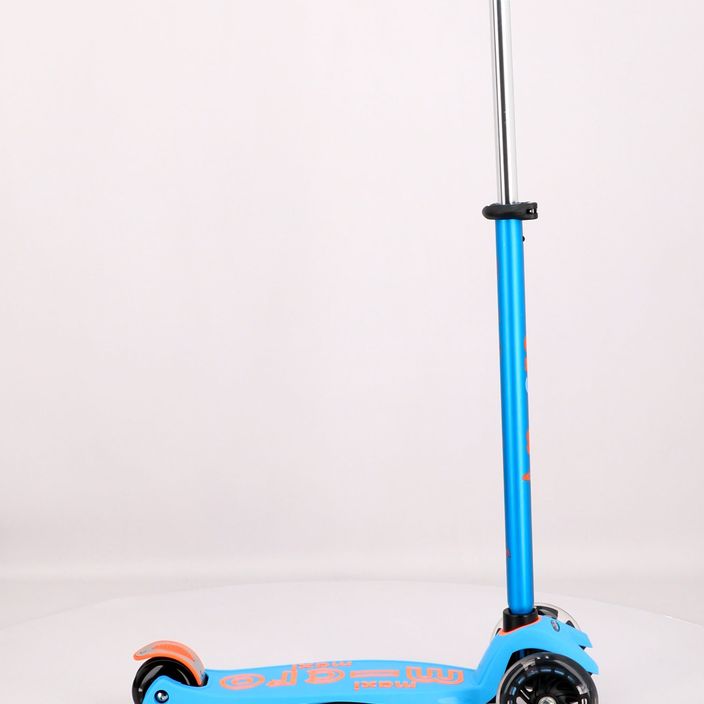 Hulajnoga trójkołowa dziecięca Micro Maxi Deluxe LED caribbean blue 9