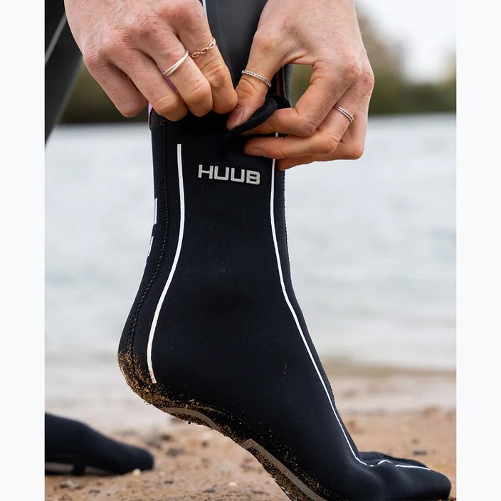 Skarpety neoprenowe HUUB Swim Socks black/grey 10