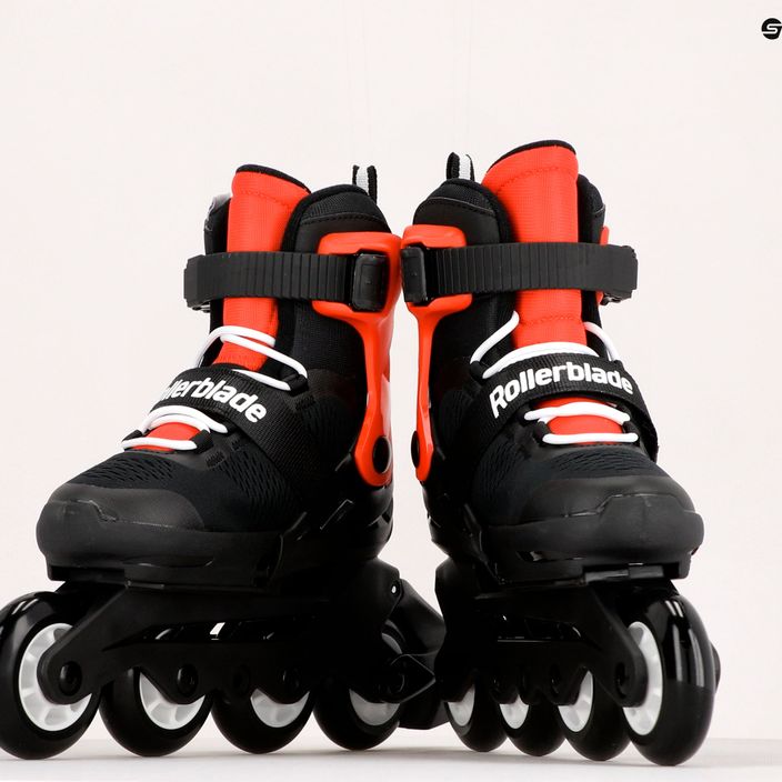 Rolki dziecięce Rollerblade Microblade Jr black/red 7