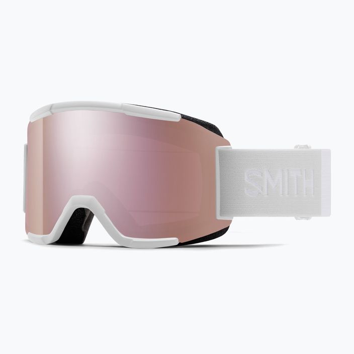 Gogle narciarskie Smith Squad white vapor/chromapop photochromic rose flash 6