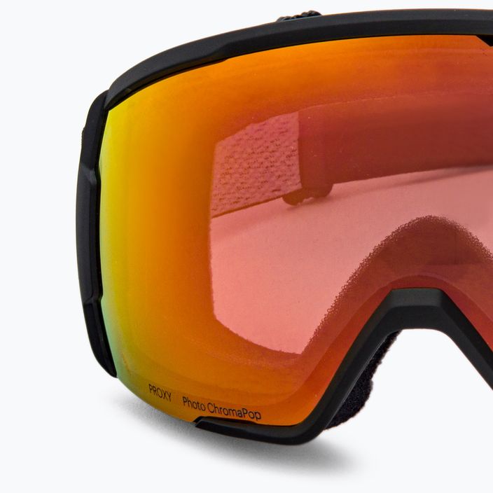 Gogle narciarskie Smith Proxy black/chromapop photochromic red mirror 5