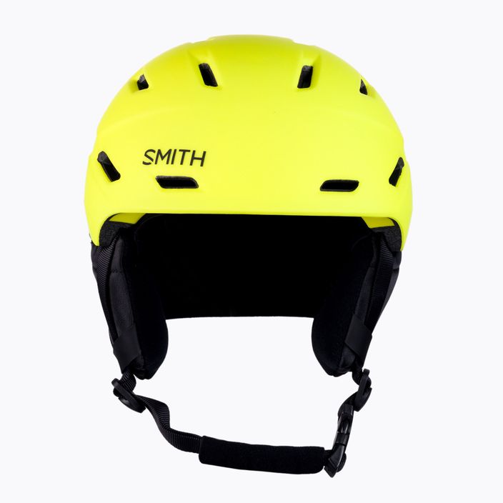 Kask narciarski Smith Mission matte neon yellow 2
