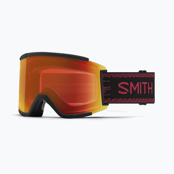 Gogle narciarskie Smith Squad XL ac/zeb powell/everyday red mirror/storm rose flash 6