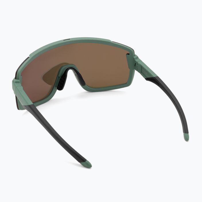 Okulary przeciwsłoneczne Smith Wildcat matte alpine green/chromapop rose gold mirror 3