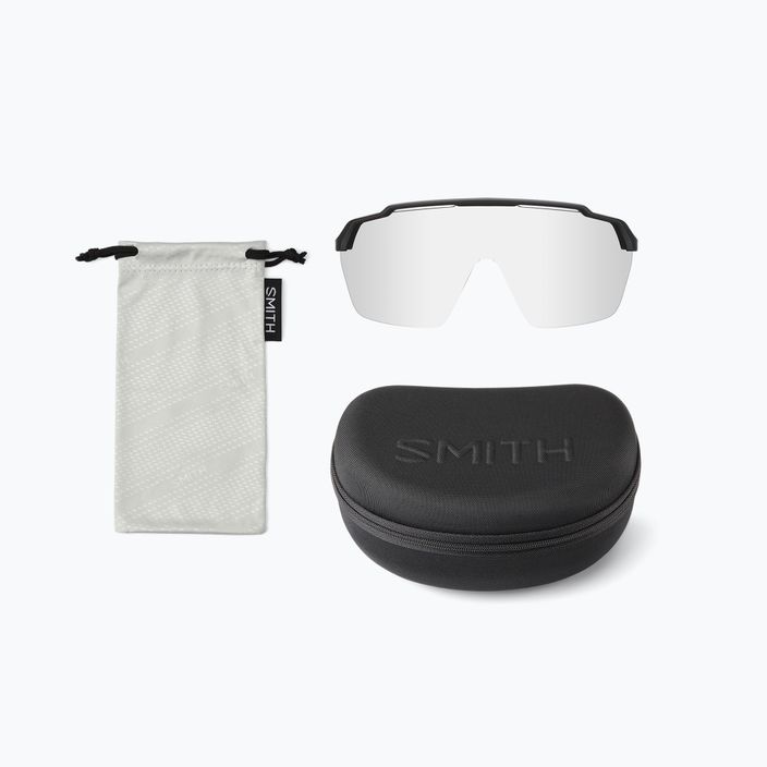 Okulary przeciwsłoneczne Smith Shift XL MAG black/chromapop red mirror 4