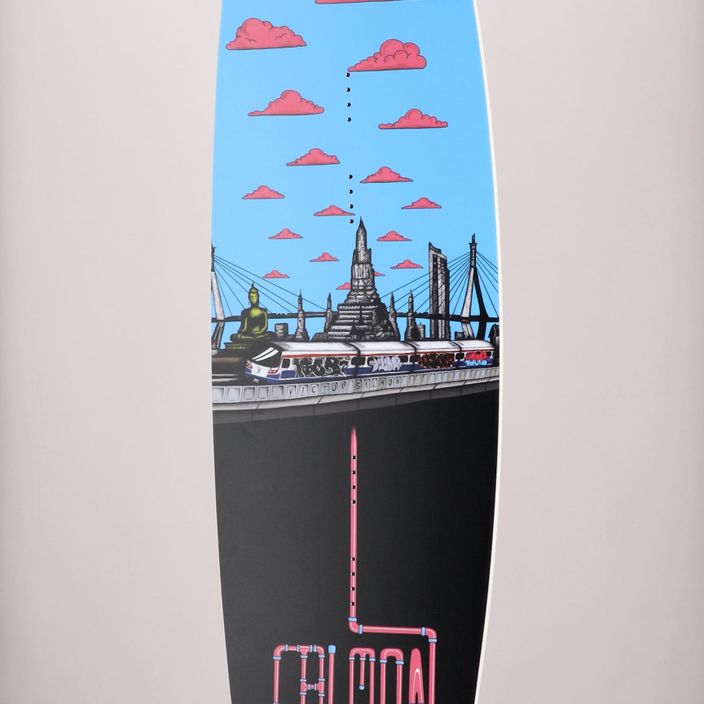 Deska wakeboardowa Slingshot Salmon niebieska/czarna/różowa 8