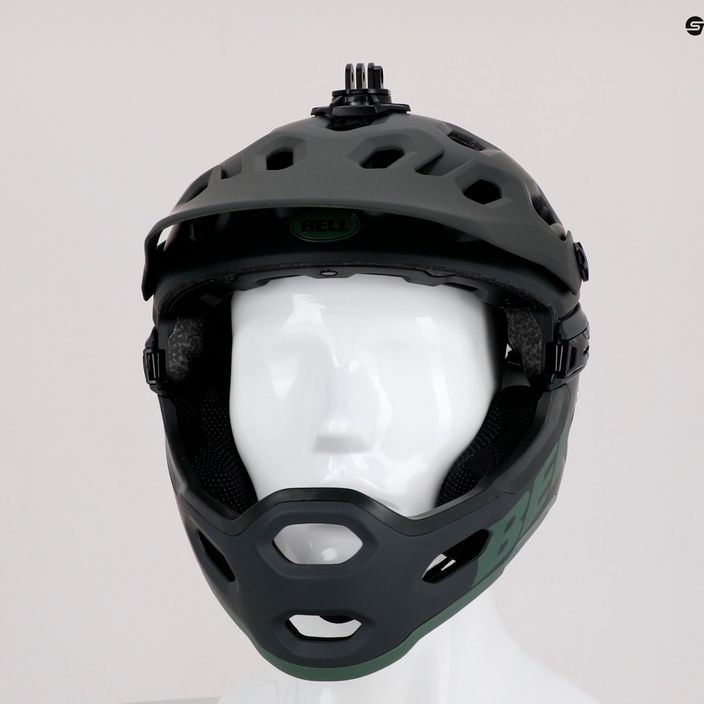 Kask rowerowy Bell Full Face Super 3R MIPS matte green 11