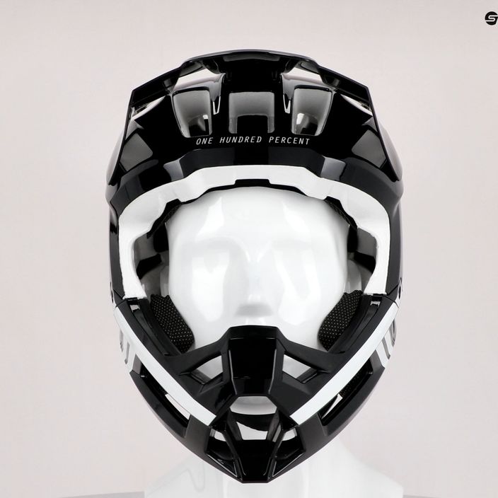 Kask rowerowy 100% Trajecta Helmet W Fidlock Full Face czarny STO-80021-011-11 10