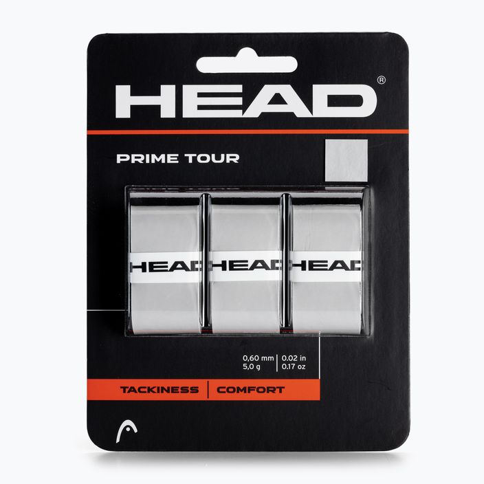 Owijki do rakiet tenisowych HEAD Prime Tour 3 szt. grey