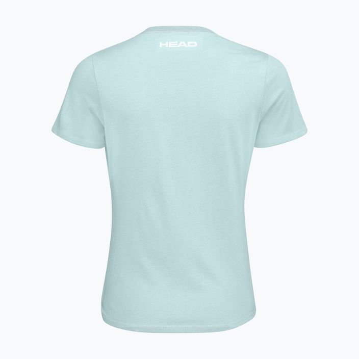 Koszulka tenisowa damska HEAD Typo sky blue 2