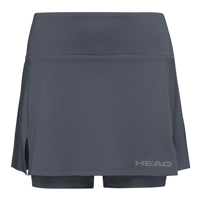 Spódnica tenisowa dziecięca HEAD Club Basic Skort anthracite 2