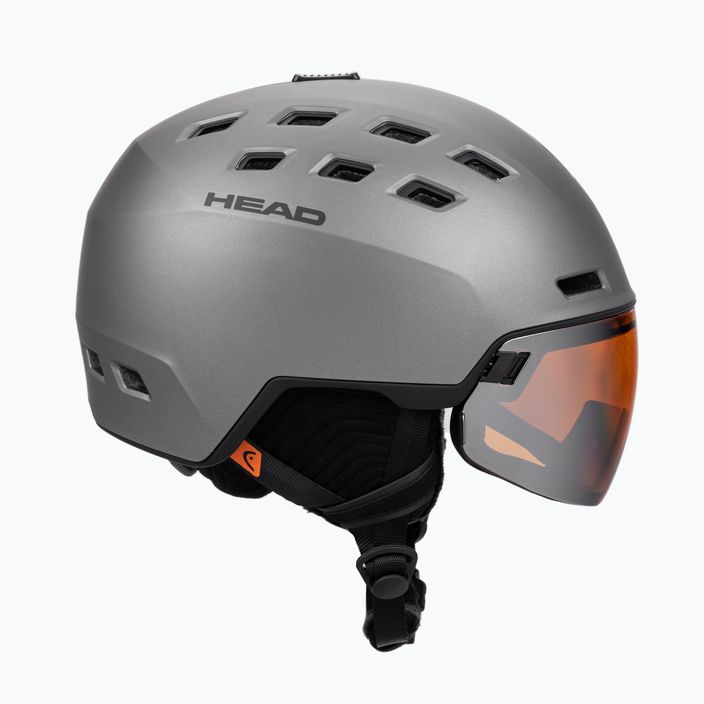 Kask narciarski HEAD Radar graphite black 4